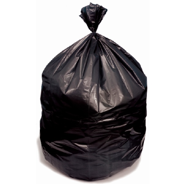 Can Liner 40X48  22-Mic Black - Trash Liners/Bags